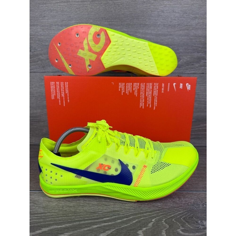 Nike ZoomX Dragonfly XC Men’s Sz 11 Volt Concord Total Orange Track Cleat Shoes